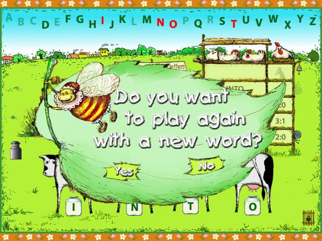 «Быки и коровы», игра в слова (на английском языке)
